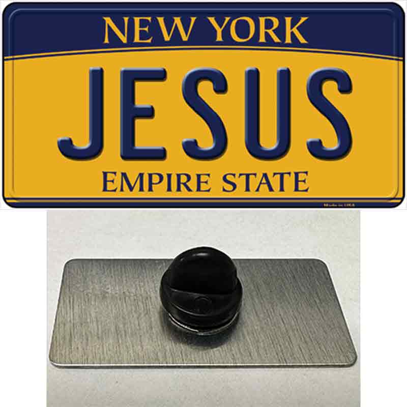 Jesus New York Novelty Metal Hat Pin