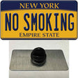 No Smoking New York Novelty Metal Hat Pin