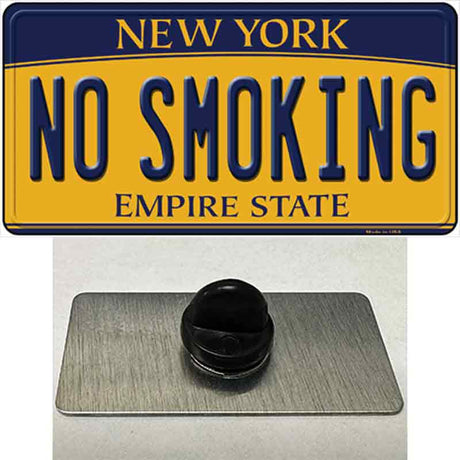 No Smoking New York Novelty Metal Hat Pin