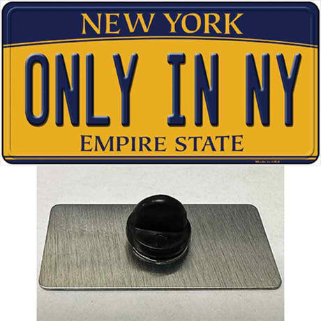 Only in NY New York Novelty Metal Hat Pin