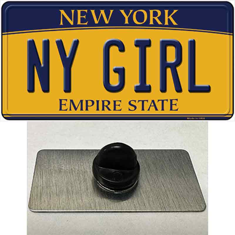 NY Girl New York Novelty Metal Hat Pin