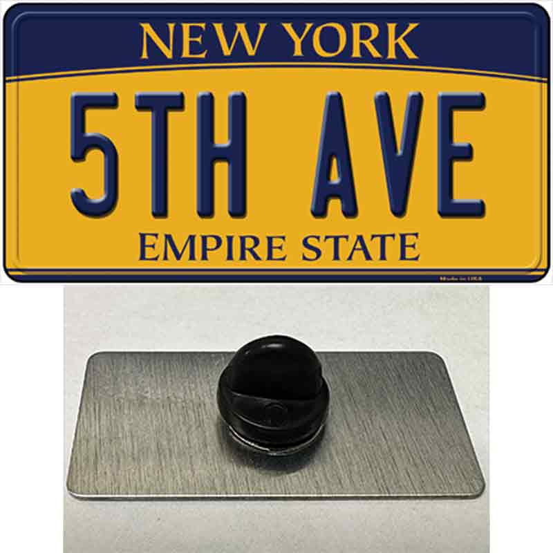 5th Ave New York Novelty Metal Hat Pin