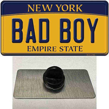 Bad Boy New York Novelty Metal Hat Pin