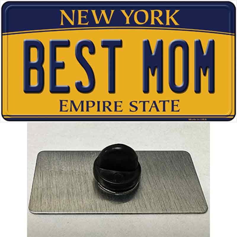 Best Mom New York Novelty Metal Hat Pin