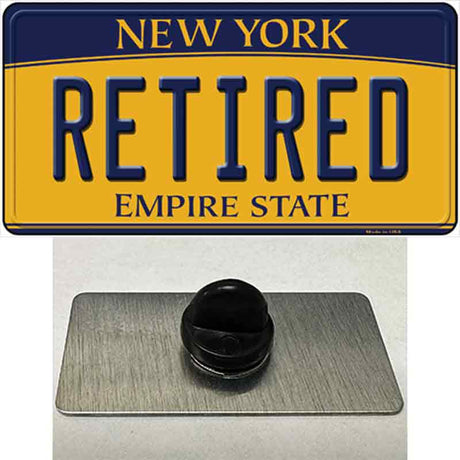 Retired New York Novelty Metal Hat Pin