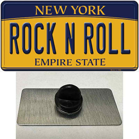 Rock N Roll New York Novelty Metal Hat Pin