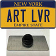 Art Lvr New York Novelty Metal Hat Pin