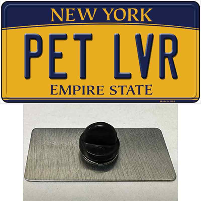 Pet Lvr New York Novelty Metal Hat Pin