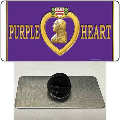 Purple Heart Novelty Metal Hat Pin