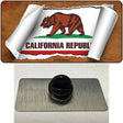 California Flag Scroll Novelty Metal Hat Pin