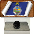 Kansas Flag Scroll Novelty Metal Hat Pin