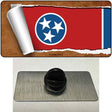 Tennessee Flag Scroll Novelty Metal Hat Pin