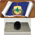 Vermont Flag Scroll Novelty Metal Hat Pin