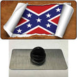 Confederate Flag Scroll Novelty Metal Hat Pin