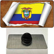 Ecuador Flag Scroll Novelty Metal Hat Pin