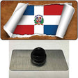 Dominican Republic Flag Scroll Novelty Metal Hat Pin