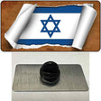 Israel Flag Scroll Novelty Metal Hat Pin