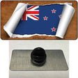 New Zealand Flag Scroll Novelty Metal Hat Pin