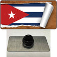 Cuba Flag Scroll Novelty Metal Hat Pin