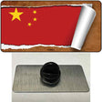 China Flag Scroll Novelty Metal Hat Pin