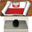 Poland/Eagle Flag Scroll Novelty Metal Hat Pin