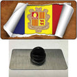 Andorra Flag Scroll Novelty Metal Hat Pin