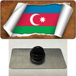 Azerbaijan Flag Scroll Novelty Metal Hat Pin