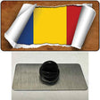 Chad Flag Scroll Novelty Metal Hat Pin