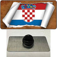 Croatia Flag Scroll Novelty Metal Hat Pin