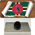 Dominica Flag Scroll Novelty Metal Hat Pin