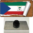 Equatorial Guinea Flag Scroll Novelty Metal Hat Pin