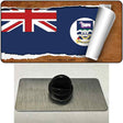 Falkland Islands Flag Scroll Novelty Metal Hat Pin