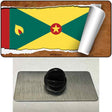 Grenada Flag Scroll Novelty Metal Hat Pin