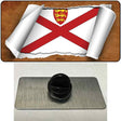 Jersey Flag Scroll Novelty Metal Hat Pin