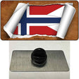 Norway-NS Flag Scroll Novelty Metal Hat Pin