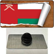 Oman Flag Scroll Novelty Metal Hat Pin