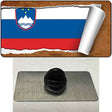 Slovenia Flag Scroll Novelty Metal Hat Pin