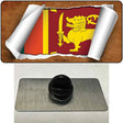 Sri Lanka Flag Scroll Novelty Metal Hat Pin