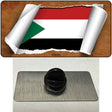 Sudan Flag Scroll Novelty Metal Hat Pin