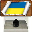 Ukraine Flag Scroll Novelty Metal Hat Pin