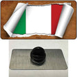 Italy Flag Scroll Novelty Metal Hat Pin