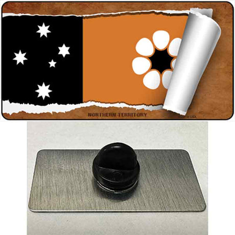 Northern Territory Flag Scroll Novelty Metal Hat Pin