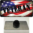 Veteran American Flag Novelty Metal Hat Pin