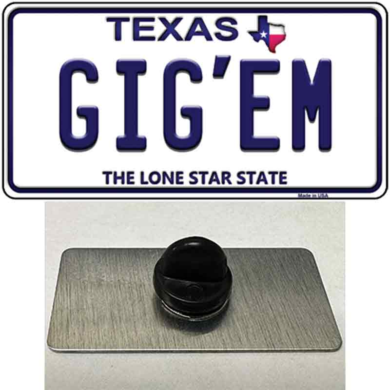 Gigem Texas Novelty Metal Hat Pin