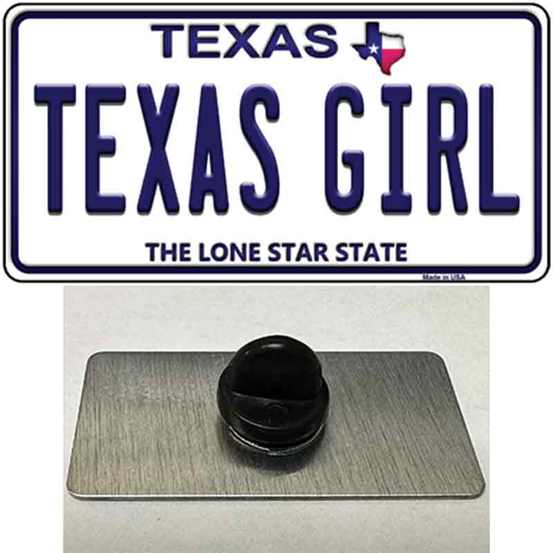 Texas Girl Texas Novelty Metal Hat Pin