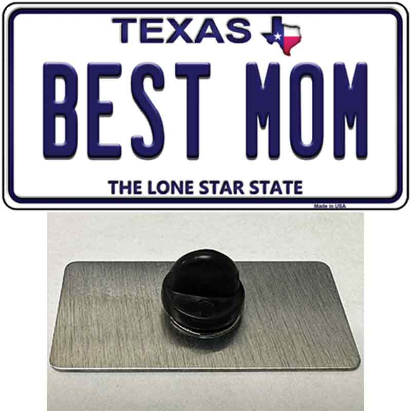 Best Mom Texas Novelty Metal Hat Pin