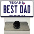 Best Dad Texas Novelty Metal Hat Pin