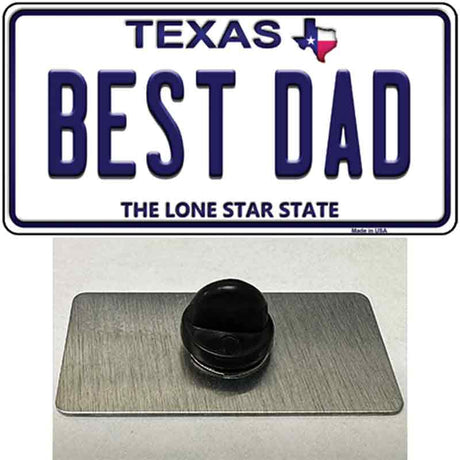 Best Dad Texas Novelty Metal Hat Pin