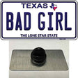 Bad Girl Texas Novelty Metal Hat Pin