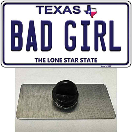 Bad Girl Texas Novelty Metal Hat Pin